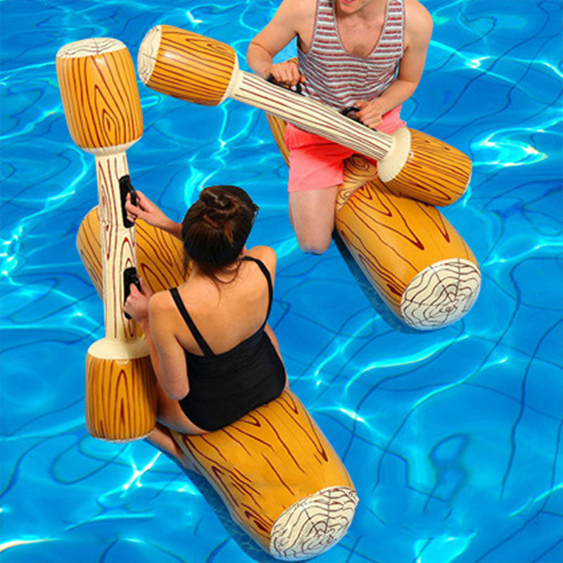 Log Flume Joust Pool Game Set