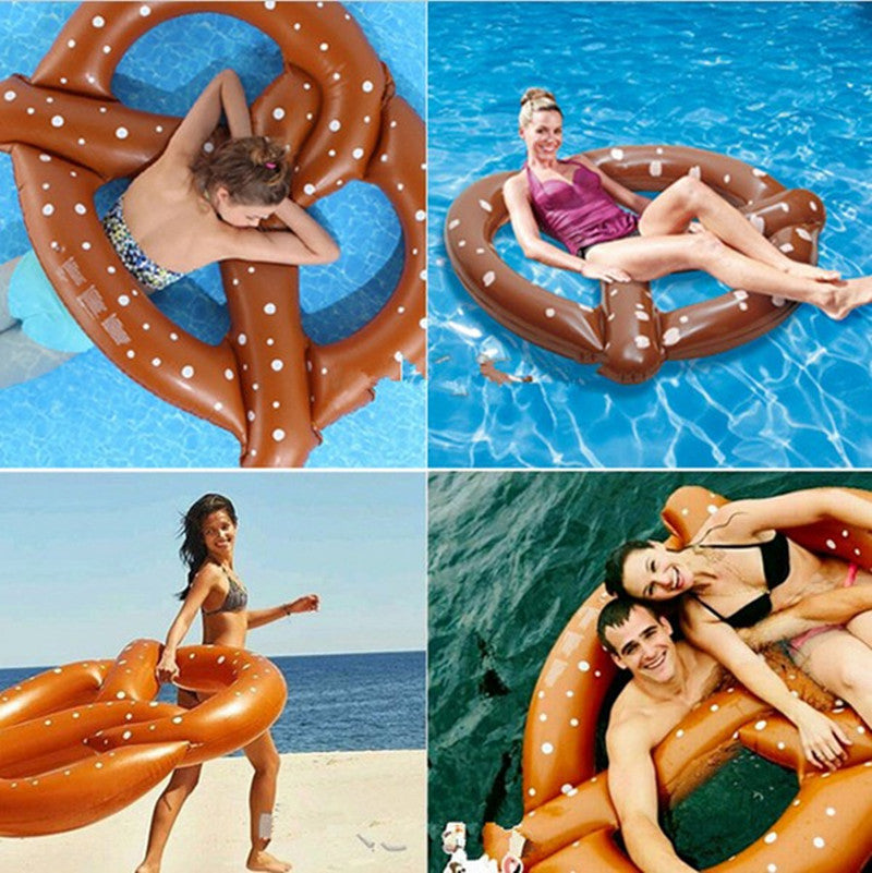 Pretzel and Donut Pool Ring