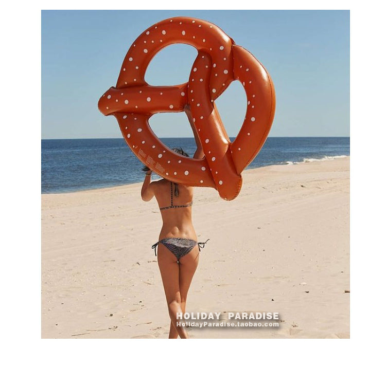 Pretzel and Donut Pool Ring