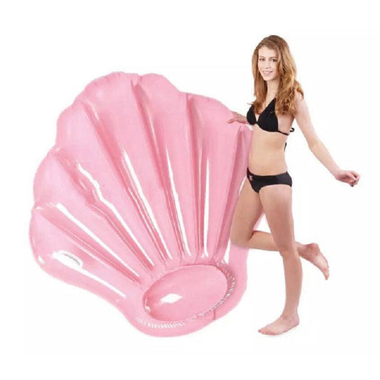 Pink Scallop Shell Floating Bed